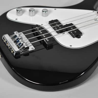 1990s Vaccaro V2 Bass Black Finish Left-Handed Electric Bass image 7