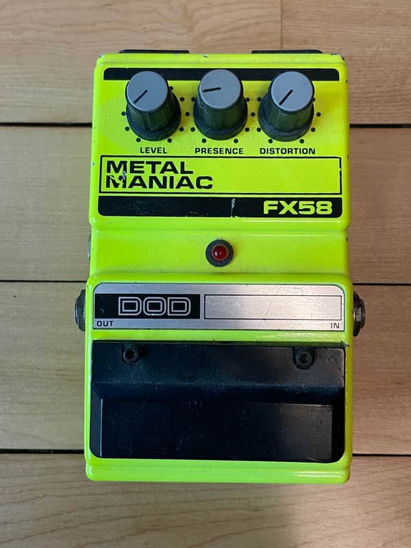 DOD FX58 Metal Maniac 1990s - Yellow image 1