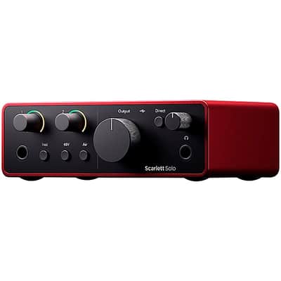 Focusrite Scarlett Solo 4th Gen USB-C Audio Interface image 4