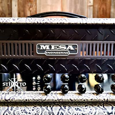 Mesa Boogie Stiletto Trident II Head and 4x12" Cabinet -2011-2012- Snakeskin - Ultra Rare image 16