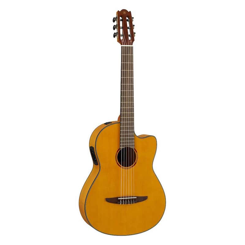 Yamaha NCX1 Nylon String Acoustic Electric Guitar w/Flame Maple Back and Sides image 1