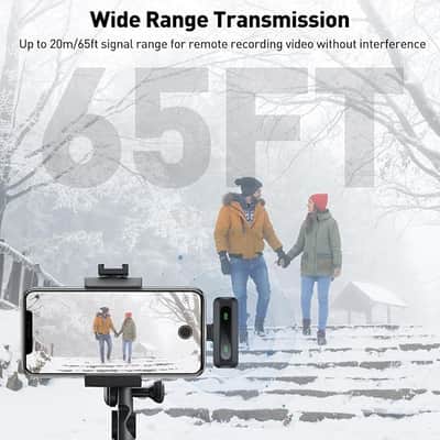 USB C Lavalier Microphone Wireless Mini Mic for Type-C Android Phone/Tablet/PC Video Recording Clip-on Mics with Rotatable Clip&Denoise Recording, Ideal for Vlog Tiktok Youtube Podcast Content Creator image 4
