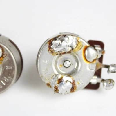1987 Fender Stratocaster Plus Deluxe Strat Pots Potentiometers 1990s USA Strat image 3