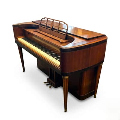 Rare Wurlitzer Art Deco Console Piano image 2