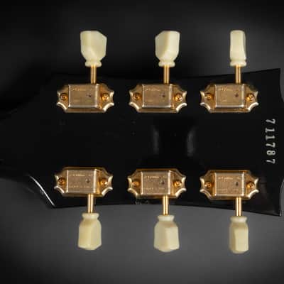 2021 Gibson Custom Shop Historic '57 Les Paul Custom Black Beauty Reissue - Ebony VOS | USA Vintage Long Neck Tenon No Weight Relief 4.18kg | CoA OHSC image 17