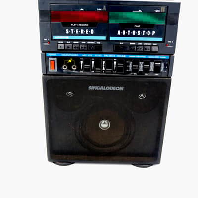 Vintage LONESTAR K-5 SINGALODEON 2 Bay Cassette Karaoke Party Machine Noise Art Tape Loop image 5