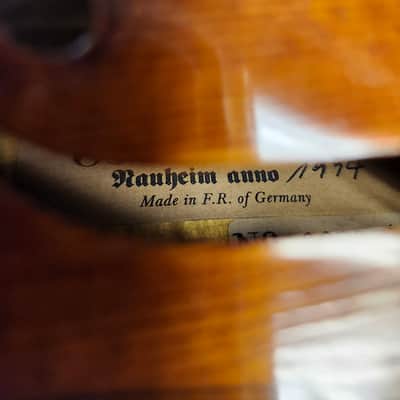 Vintage 1994 Franz Sandner Step-Up Violin, Made in Germany, with Case and Bow image 20