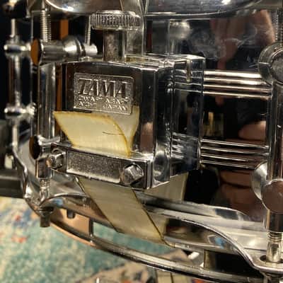 Tama - 5x14" 10-Tube Lug Snare Drum, Power Hoops 1980's - Chrome over Steel image 11