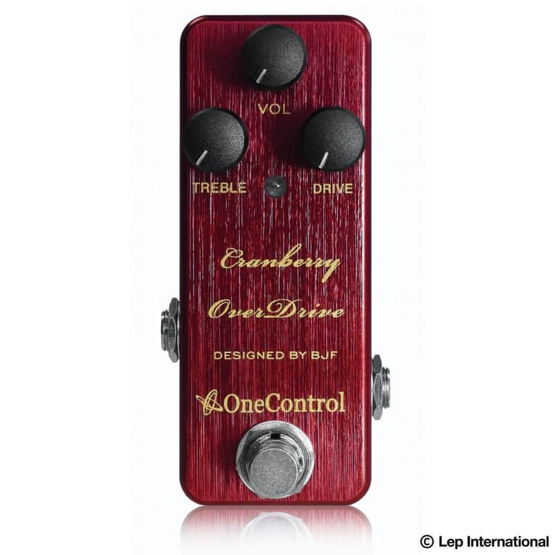 One Control Cranberry OverDrive OC-CBOD - BJF Series Lead Boost / Overdrive Effects Pedal - NEW! image 1