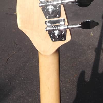 Beginner RockJam P Style Bass Guitar Tri Color Sunburst image 5