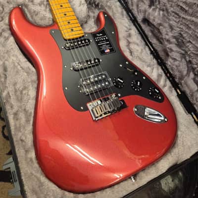 2025 Fender American Ultra II Stratocaster MN HSS Sinister Red image 1