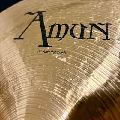 2x Meinl Amun 18” Powerful crashes, LIKE NEW image 11