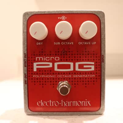 Electro-Harmonix Micro POG Polyphonic Octave Generator 2007 - Present - Red / Gray image 1