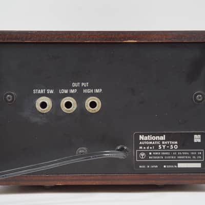 National SY-50 Automatic Rhythm Vintage Analog Drum Machine RARE Worldwide Shipment image 5
