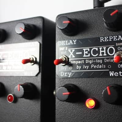 Ivy Pedals X-Echo '25 - Black/Red image 2