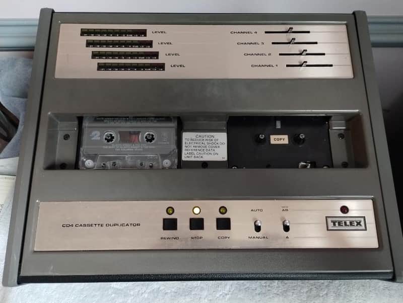 Telex CD4 high speed cassette duplicator in very good condition - 1970's image 1