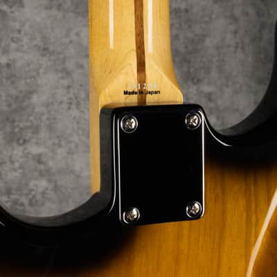Tokai TST 50 Goldstar Two Tone Sunburst 50's Strat.  With Tokai Tweed hard case image 5