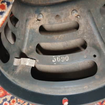 1955 Jensen P12Q 12" 40 Watt 8 Ohm Speaker Original Cone Rare image 5