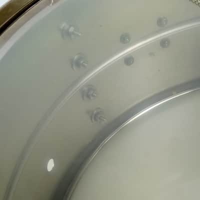Leedy 6.5x14"Commander Snare Drum 8-Lug Vintage NOB Nickel-Brass Vintage 40s WW2 image 10