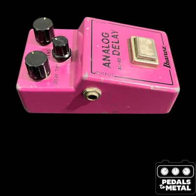 Ibanez AD-80 Analog Delay 1980 x16473 from p2m - Pink - X19338 image 4
