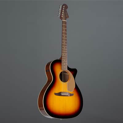 Fender Newporter Player WN Sunburst - Acoustic Guitar image 8