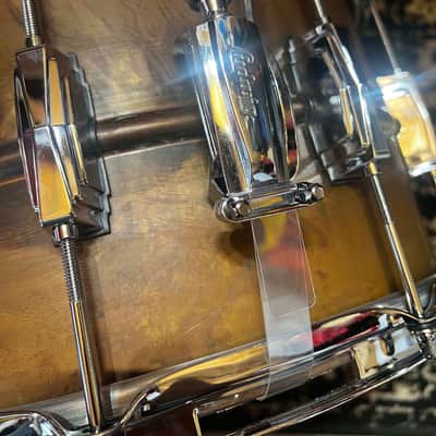 Ludwig LC608R Copper Phonic 8x14" 10-Lug Snare Drum - Raw Copper image 4