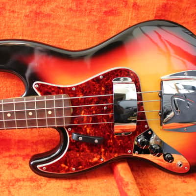 Fender Jazz Bass 1964 Sunburst Left-Handed image 9