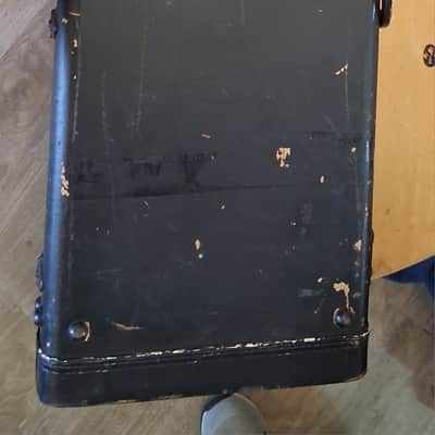 Fender Musicmaster Hardshell Case w/Red Plush Interior 1956 - Painted Black) image 4