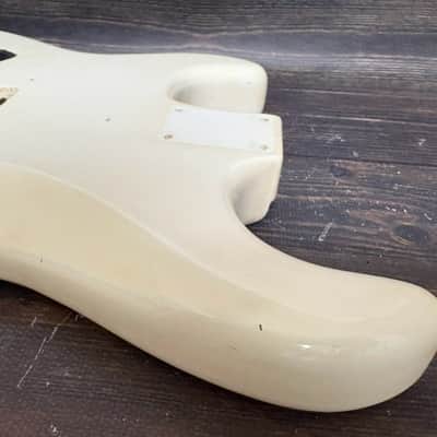80s KRAMER Baretta Shape Body White 1H JK-1000 LK EK w/Plate Made in Japan as is image 17