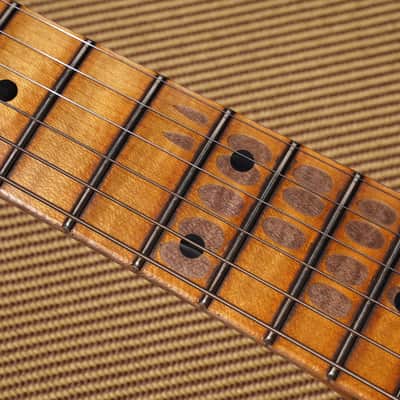 Fender Custom Shop 1958 telecaster LTD Heavy Relic Chocolate 3 Tonesunburst image 16