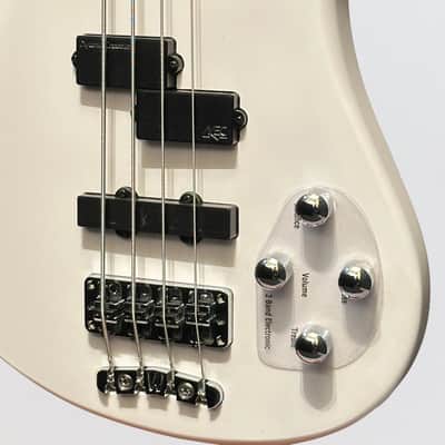 Warwick RockBass Streamer LX 4 String Electric Bass Guitar - White image 5