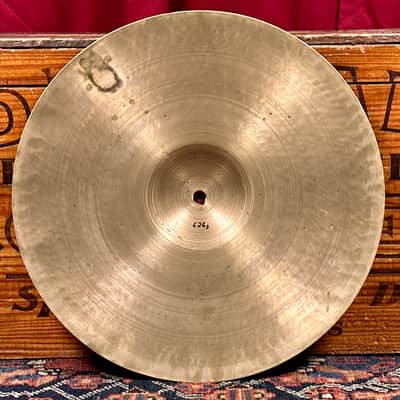 14" Zildjian A 1940s 1st Stamp / 2nd Stamp / Pre-Trans Stamp Small Crash / Hi-Hat Single Cymbal 626g *Video Demo* image 3