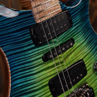PRS Private Stock Modern Eagle V Green Luminlay LTD Laguna Glow PRE-OWNED! image 12