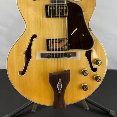 Ibanez LGB30 George Benson Signature Hollowbody Electric Guitar, Ebony Fingerboard, Natural image 2