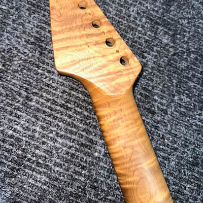 Warmoth AAAAA Roasted Flame Maple Neck image 9