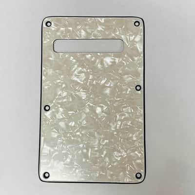 PG-ECOST55 3-Ply White Aged Pearl Back Plate Modern Cutout for Strat