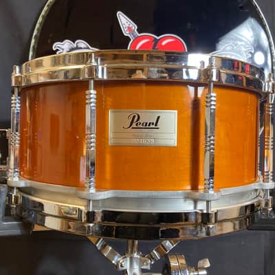 Steve Ferrone's Tom Petty and The Heartbreakers, 1990s Pearl - 6.5x14" CL-8114D Free Floating Maple Snare, Signed! image 6