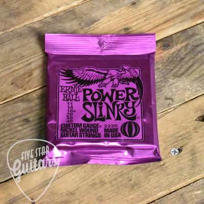 Ernie Ball P02220 Power Slinky Electric Guitar Strings 11-48 image 2