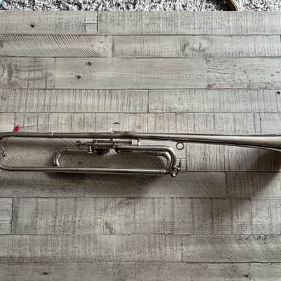 1930s King Signal Cornet – H.N. White Co. Cleveland – Silver Plate – Serial 157395 – Rare Field Model image 3