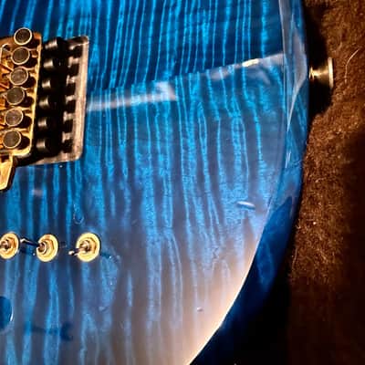 Carvin DC300 Reverse headstock 1990 - Sapphire blues LEFTY SUPER RARE DC300 image 7