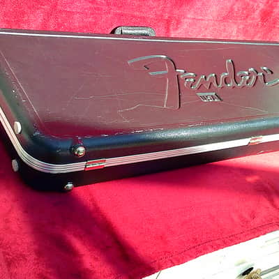 FENDER Stratocaster/Telecaster  VINTAGE Hard Shell Molded Case & FREE EXTRA$$$ image 11