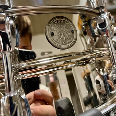 Tama PBR146 Starphonic Brass 6x14" Snare Drum 2010 - Present - Nickel-Plated image 2