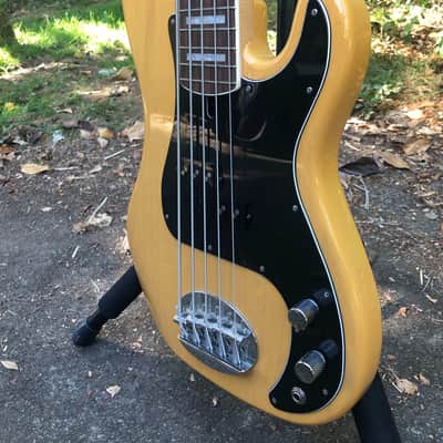 Lakland Bob Glaub Skyline 5-String P-Bass 2010 - Butterscotch image 4