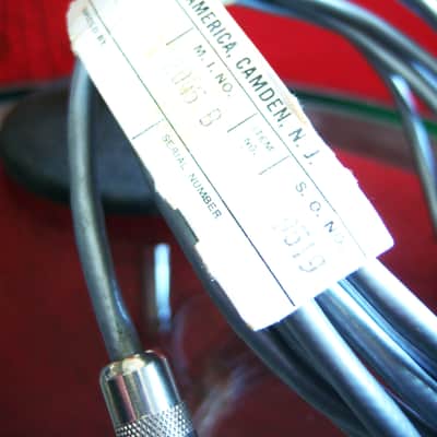 Vintage RARE 1950's RCA SK-45B / KN1B pressure / dynamic microphone Dual Z w cable data sheet & case 77DX 44BX 74B # 2 image 16