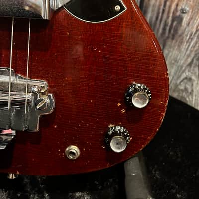 Gibson EB-0 Short Scale Bass 1967 - Cherry - Don Storck Custom image 6