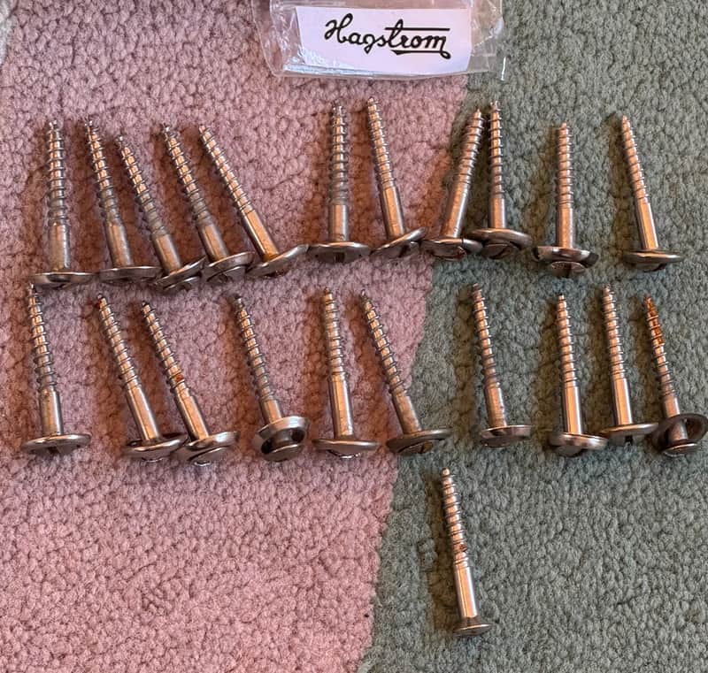 Hagstrom Vintage 39,5mm screws for amps/speakers 60s image 1