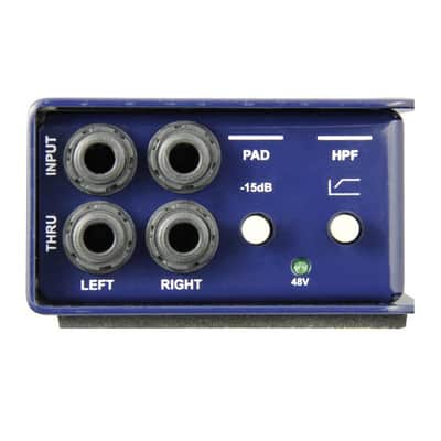 Radial J48 Stereo 2-Channel Active Instrument Phantom Powered Direct Box image 3