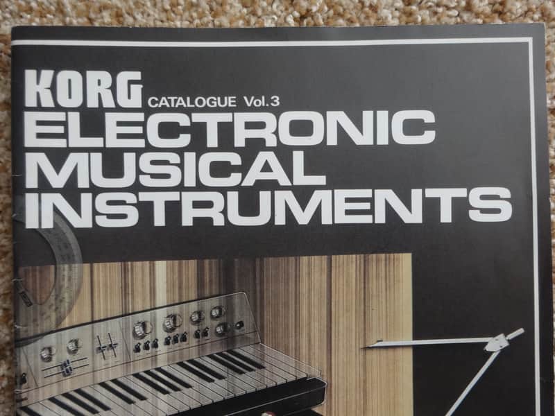 Korg Electronic Musical Instruments  Catalog / Volume 3 image 1