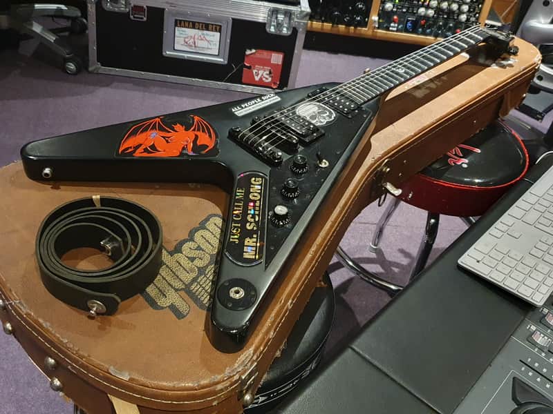 Black Label Society (Zakk Wylde Band) Artist Owned Tour Guitar: Gibson Gothic Flying V image 1