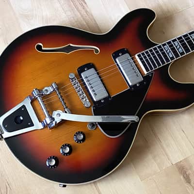 1974 Framus Billy Lorento Semi-acoustic guitar w/HSC and original warranty card - very rare! image 20